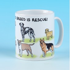 5175 Mug-MY FAVOURITE BREED IS RESCUE